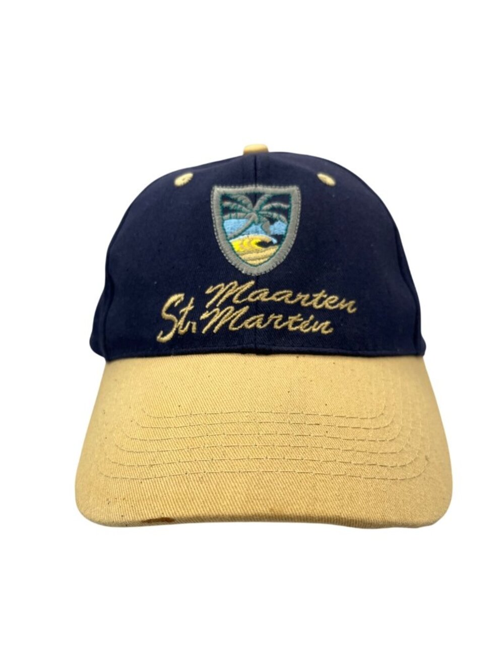 St. Maarten St. Martin "The Friendly Island" Embroidered Baseball Cap 49e